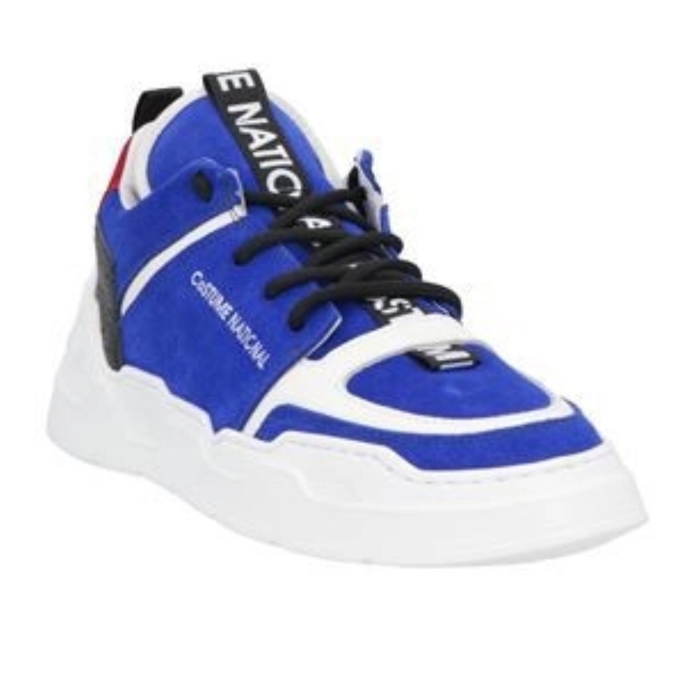 CNC Costume National Vibrant Blue and Red Sneakers